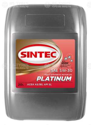 Sintec PLATINUM SAE 5W-30 API SL, ACEA A5/B5 20л